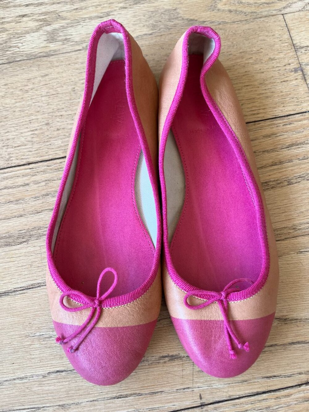 J. Crew Leather Ballet Flats, Size 7.5
